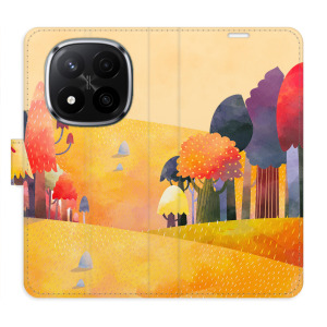 Flip pouzdro iSaprio - Xiaomi Redmi Note 14 Pro 5G / 14 Pro Plus 5G - Autumn Forest - kapsičky na karty