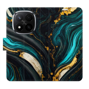 Flip pouzdro iSaprio - Xiaomi Redmi Note 14 Pro 5G / 14 Pro Plus 5G - Dark Paint - kapsičky na karty