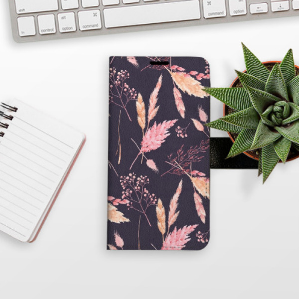 Flip pouzdro iSaprio - Xiaomi Redmi Note 14 Pro 5G / 14 Pro Plus 5G - Ornamental Flowers 02 - kapsičky na karty