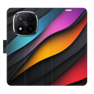 Flip pouzdro iSaprio - Xiaomi Redmi Note 14 Pro 5G / 14 Pro Plus 5G - Color Waves - kapsičky na karty
