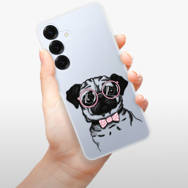 Silikonové pouzdro iSaprio - Samsung Galaxy S25 - The Pug