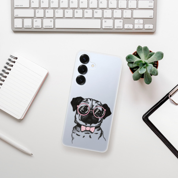 Silikonové pouzdro iSaprio - Samsung Galaxy S25 - The Pug