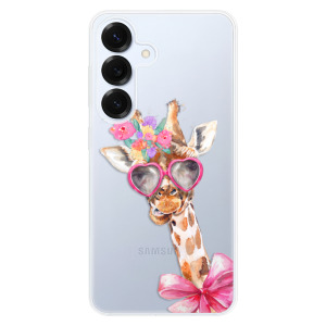 Silikonové pouzdro iSaprio - Samsung Galaxy S25 - Lady Giraffe