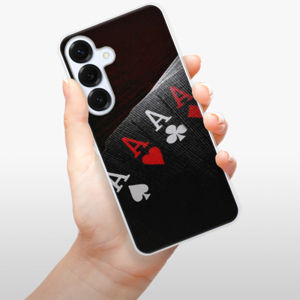 Silikonové pouzdro iSaprio - Samsung Galaxy S25 - Poker