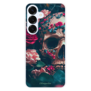 Silikonové pouzdro iSaprio - Samsung Galaxy S25 - Skull in Roses