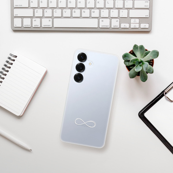 Silikonové pouzdro iSaprio - Samsung Galaxy S25 - čiré - Infinity