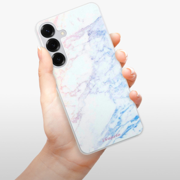 Silikonové pouzdro iSaprio - Samsung Galaxy S25 Plus - Raibow Marble 10