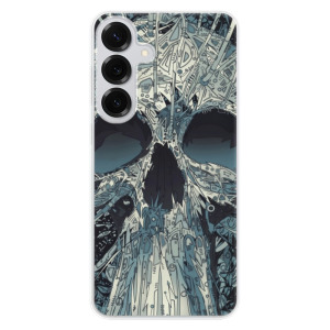 Silikonové pouzdro iSaprio - Samsung Galaxy S25 Plus - Abstract Skull