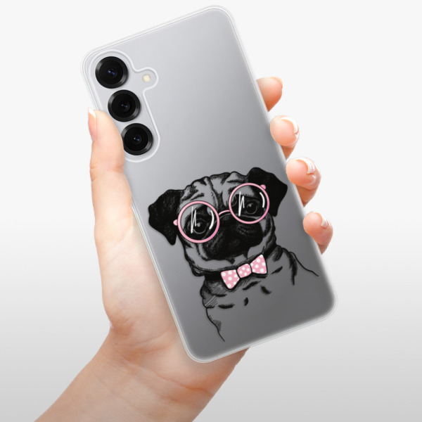 Silikonové pouzdro iSaprio - Samsung Galaxy S25 Plus - The Pug