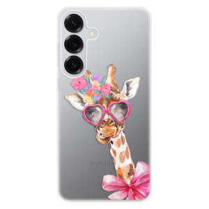 Silikonové pouzdro iSaprio - Samsung Galaxy S25 Plus - Lady Giraffe