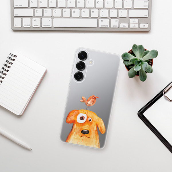 Silikonové pouzdro iSaprio - Samsung Galaxy S25 Plus - Dog And Bird
