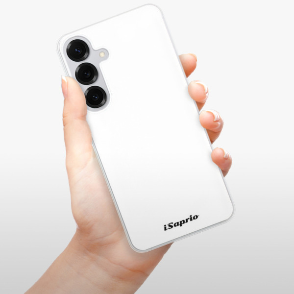 Silikonové pouzdro iSaprio - Samsung Galaxy S25 Plus - 4Pure - bílé