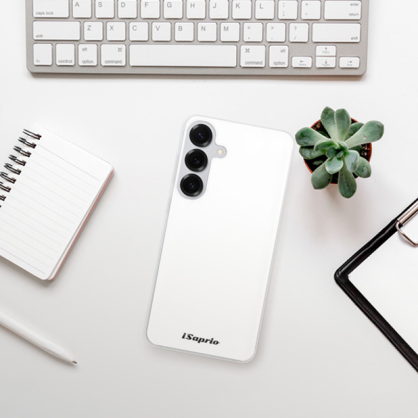 Silikonové pouzdro iSaprio - Samsung Galaxy S25 Plus - 4Pure - bílé