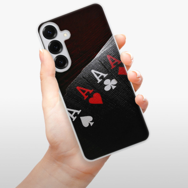 Silikonové pouzdro iSaprio - Samsung Galaxy S25 Plus - Poker