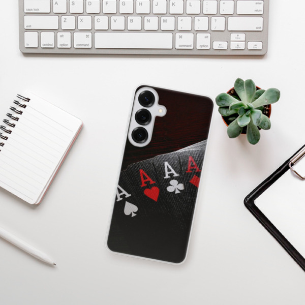 Silikonové pouzdro iSaprio - Samsung Galaxy S25 Plus - Poker
