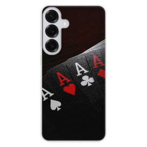 Silikonové pouzdro iSaprio - Samsung Galaxy S25 Plus - Poker
