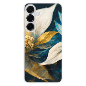 Silikonové pouzdro iSaprio - Samsung Galaxy S25 Plus - Gold Petals