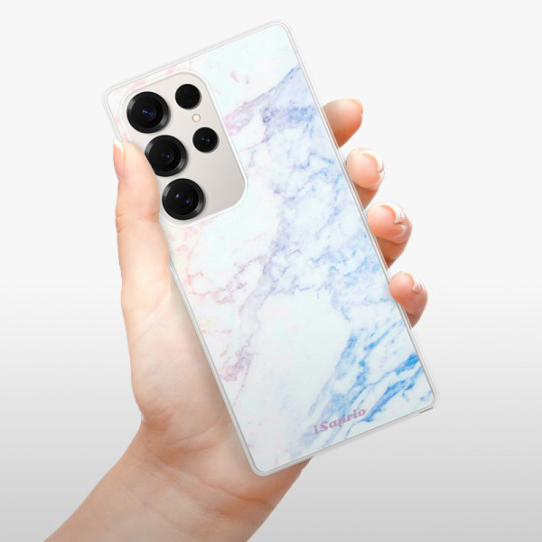 Silikonové pouzdro iSaprio - Samsung Galaxy S25 Ultra - Raibow Marble 10