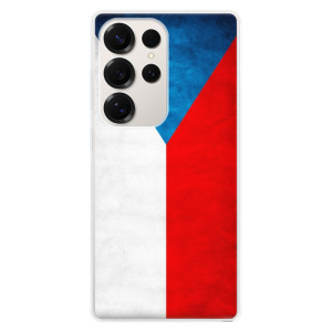 Silikonové pouzdro iSaprio - Samsung Galaxy S25 Ultra - Vlajka Česká republika