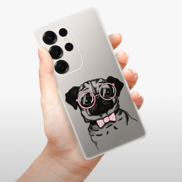 Silikonové pouzdro iSaprio - Samsung Galaxy S25 Ultra - The Pug