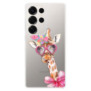 Silikonové pouzdro iSaprio - Samsung Galaxy S25 Ultra - Lady Giraffe