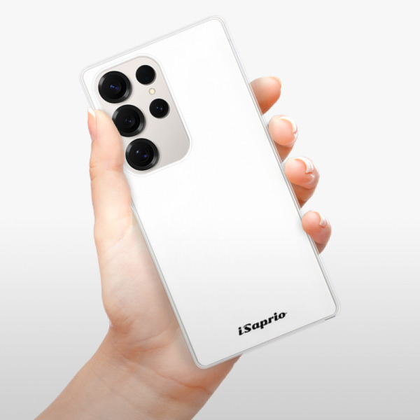 Silikonové pouzdro iSaprio - Samsung Galaxy S25 Ultra - 4Pure - bílé