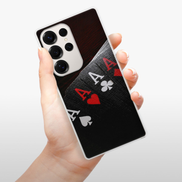 Silikonové pouzdro iSaprio - Samsung Galaxy S25 Ultra - Poker