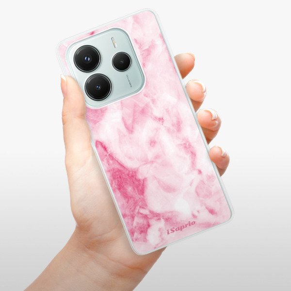 Silikonové pouzdro iSaprio - Xiaomi Redmi Note 14 5G - RoseMarble 16