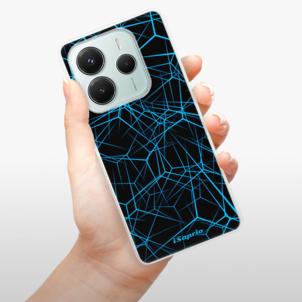 Silikonové pouzdro iSaprio - Xiaomi Redmi Note 14 5G - Abstract Outlines 12