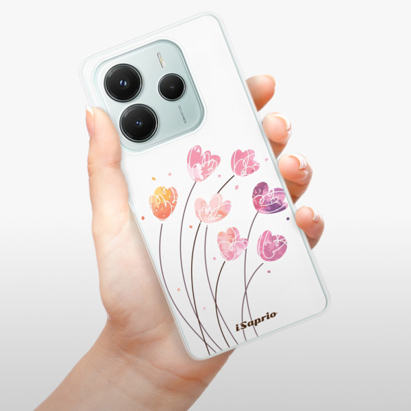 Silikonové pouzdro iSaprio - Xiaomi Redmi Note 14 5G - Flowers 14