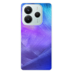 Silikonové pouzdro iSaprio - Xiaomi Redmi Note 14 5G - Purple Feathers