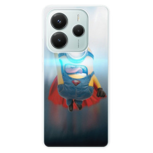 Silikonové pouzdro iSaprio - Xiaomi Redmi Note 14 5G - Mimons Superman 02