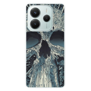 Silikonové pouzdro iSaprio - Xiaomi Redmi Note 14 5G - Abstract Skull