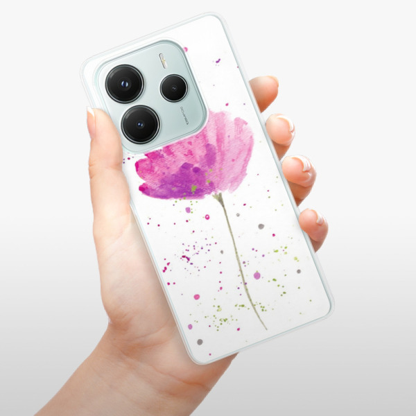 Silikonové pouzdro iSaprio - Xiaomi Redmi Note 14 5G - Poppies