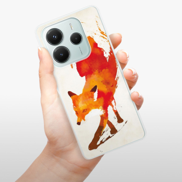 Silikonové pouzdro iSaprio - Xiaomi Redmi Note 14 5G - Fast Fox
