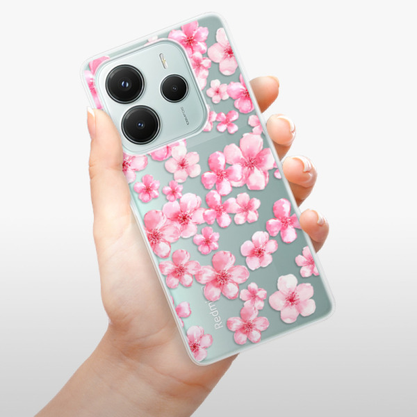 Silikonové pouzdro iSaprio - Xiaomi Redmi Note 14 5G - Flower Pattern 05