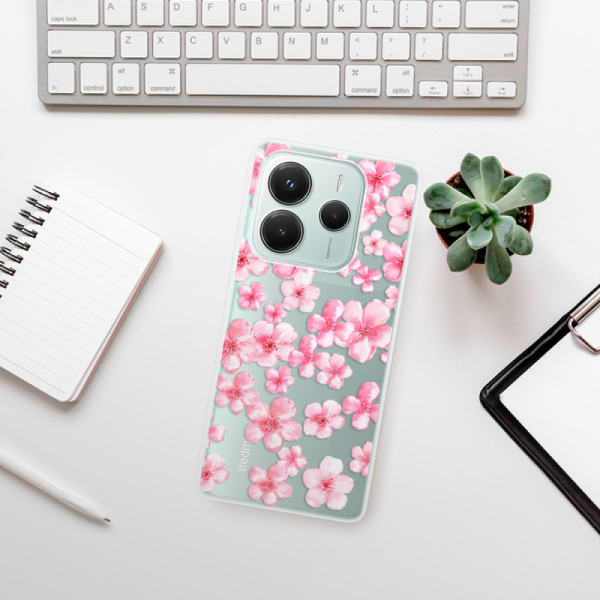 Silikonové pouzdro iSaprio - Xiaomi Redmi Note 14 5G - Flower Pattern 05