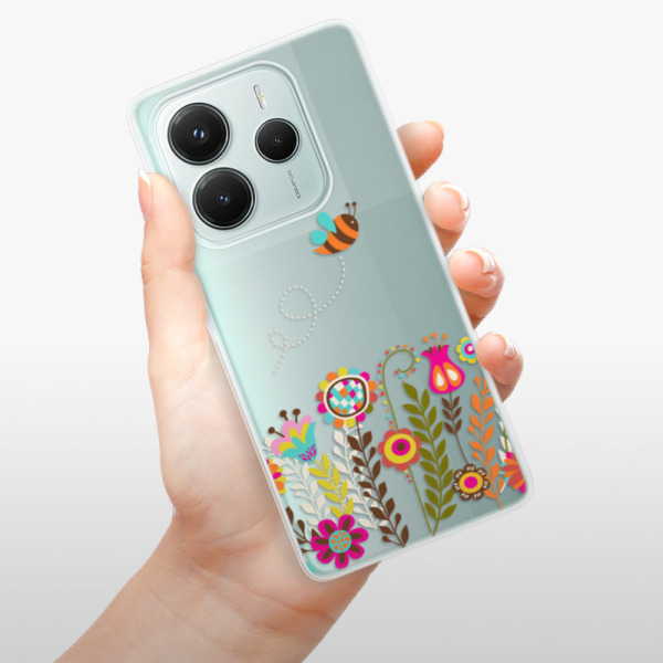 Silikonové pouzdro iSaprio - Xiaomi Redmi Note 14 5G - Bee 01