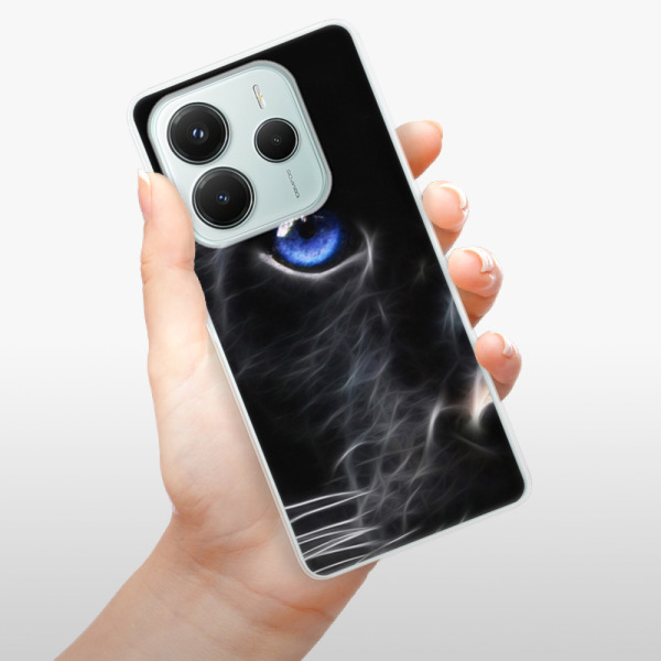 Silikonové pouzdro iSaprio - Xiaomi Redmi Note 14 5G - Black Puma