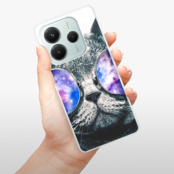 Silikonové pouzdro iSaprio - Xiaomi Redmi Note 14 5G - Galaxy Cat