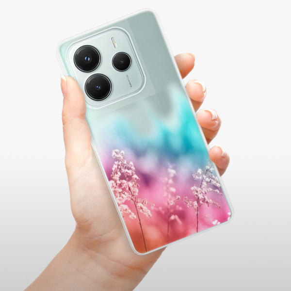 Silikonové pouzdro iSaprio - Xiaomi Redmi Note 14 5G - Rainbow Grass