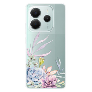 Silikonové pouzdro iSaprio - Xiaomi Redmi Note 14 5G - Succulent 01