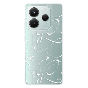 Silikonové pouzdro iSaprio - Xiaomi Redmi Note 14 5G - Fancy - white