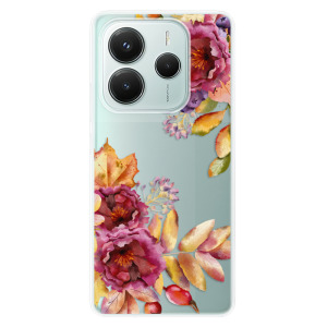 Silikonové pouzdro iSaprio - Xiaomi Redmi Note 14 5G - Fall Flowers