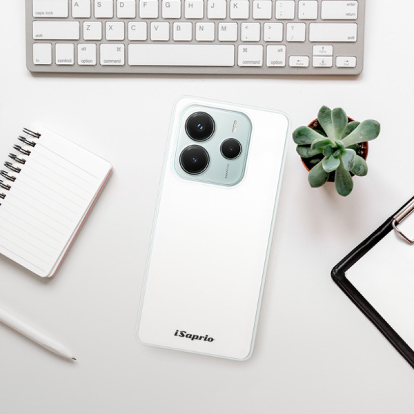 Silikonové pouzdro iSaprio - Xiaomi Redmi Note 14 5G - 4Pure - bílé