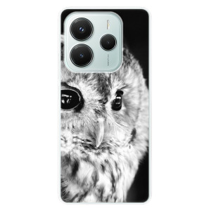 Silikonové pouzdro iSaprio - Xiaomi Redmi Note 14 5G - BW Owl