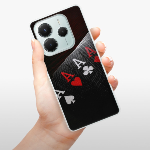 Silikonové pouzdro iSaprio - Xiaomi Redmi Note 14 5G - Poker
