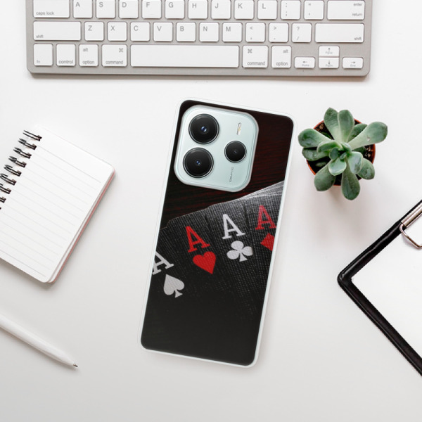 Silikonové pouzdro iSaprio - Xiaomi Redmi Note 14 5G - Poker