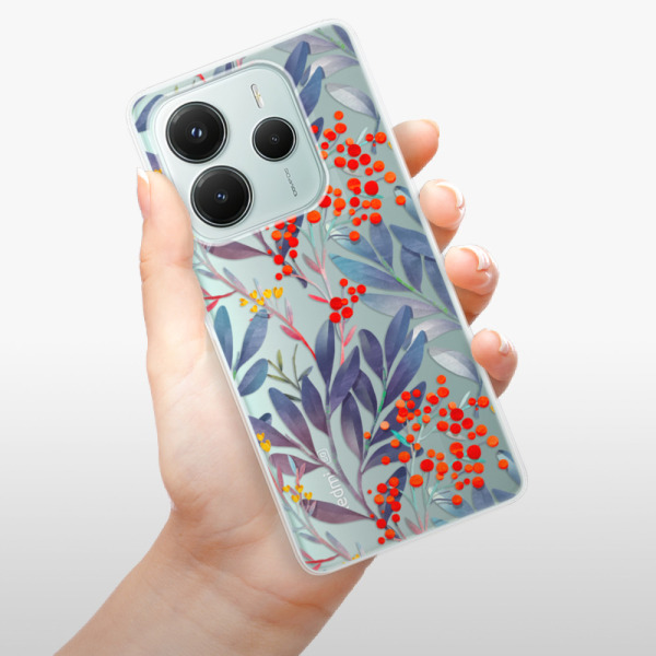 Silikonové pouzdro iSaprio - Xiaomi Redmi Note 14 5G - Rowanberry