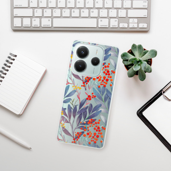 Silikonové pouzdro iSaprio - Xiaomi Redmi Note 14 5G - Rowanberry
